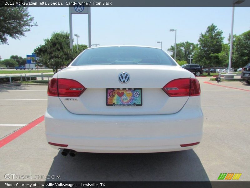 Candy White / Titan Black 2012 Volkswagen Jetta S Sedan