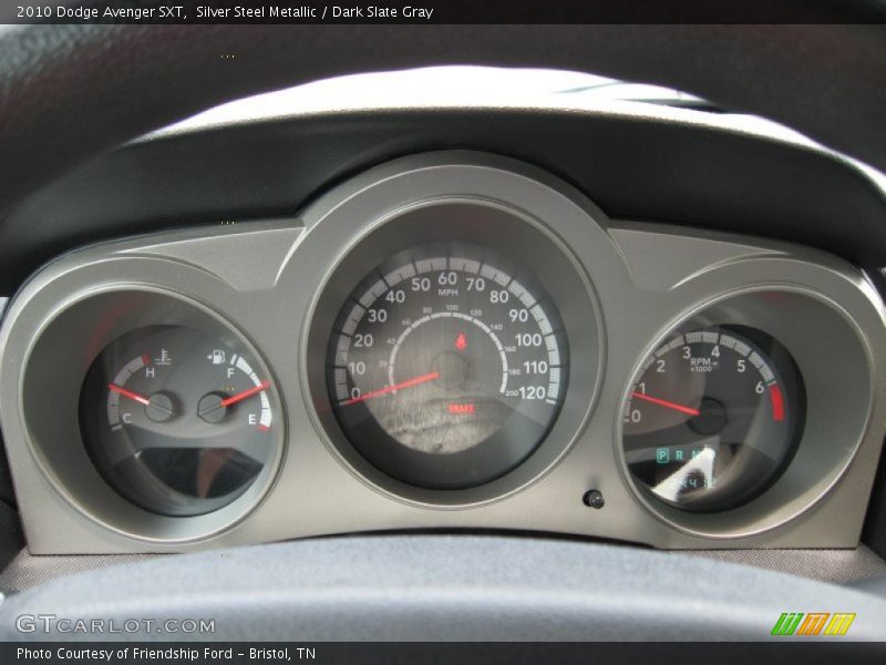 Silver Steel Metallic / Dark Slate Gray 2010 Dodge Avenger SXT