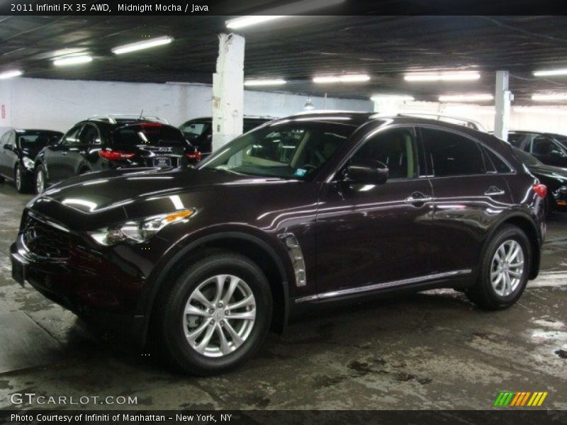 Midnight Mocha / Java 2011 Infiniti FX 35 AWD