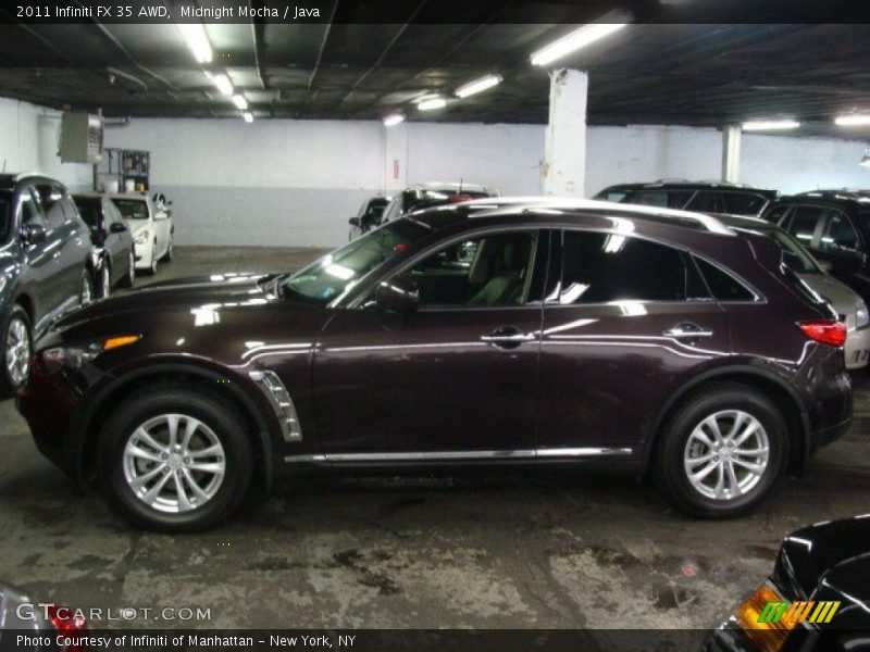 Midnight Mocha / Java 2011 Infiniti FX 35 AWD