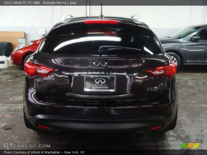 Midnight Mocha / Java 2011 Infiniti FX 35 AWD