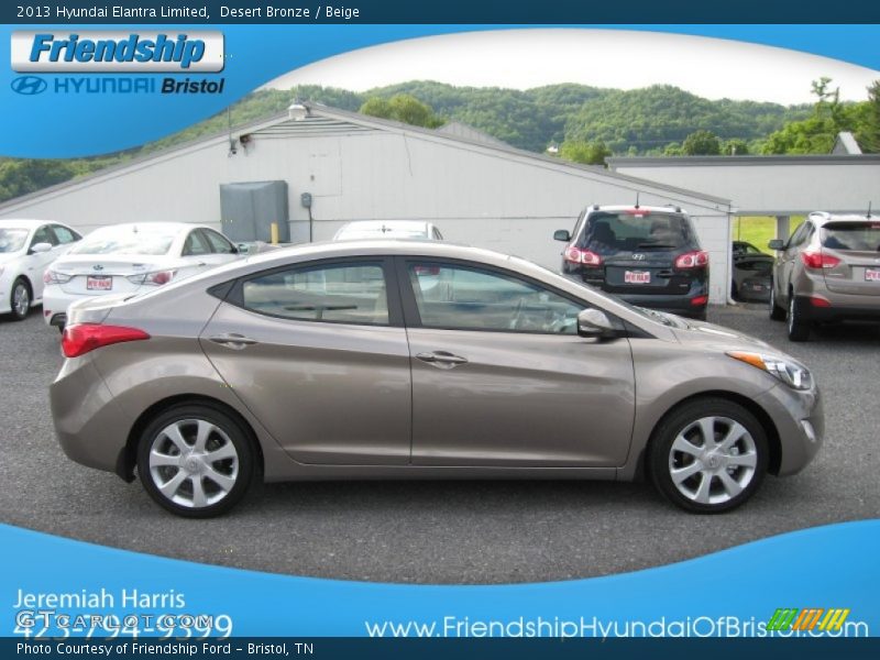 Desert Bronze / Beige 2013 Hyundai Elantra Limited