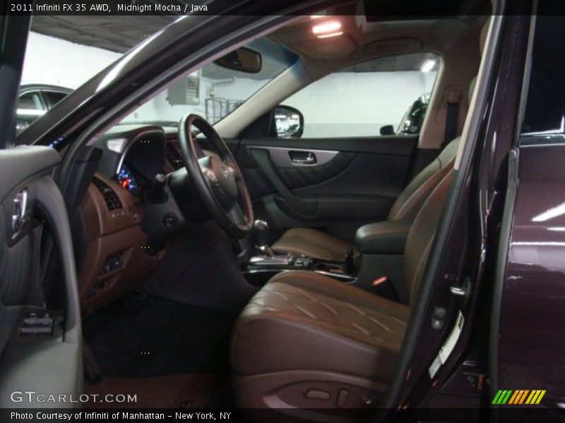 Midnight Mocha / Java 2011 Infiniti FX 35 AWD