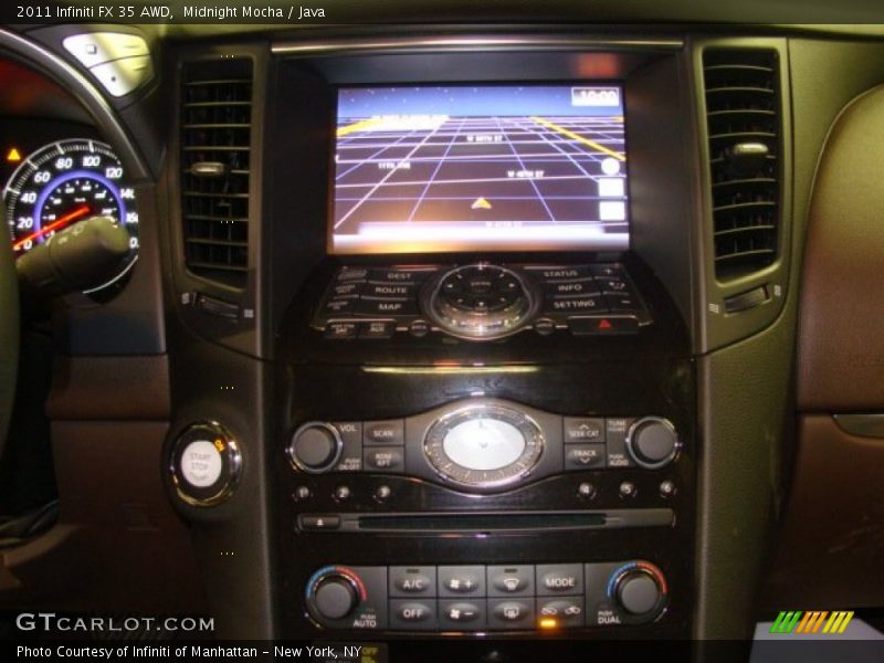 Midnight Mocha / Java 2011 Infiniti FX 35 AWD