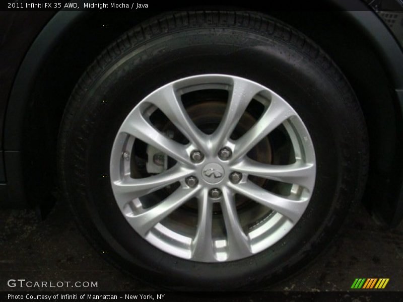 Midnight Mocha / Java 2011 Infiniti FX 35 AWD