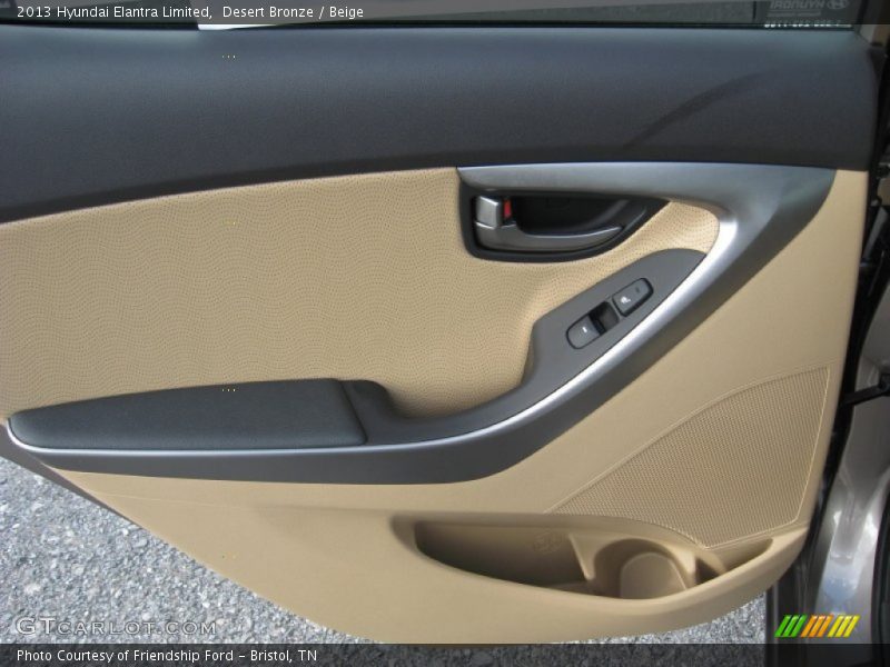 Desert Bronze / Beige 2013 Hyundai Elantra Limited