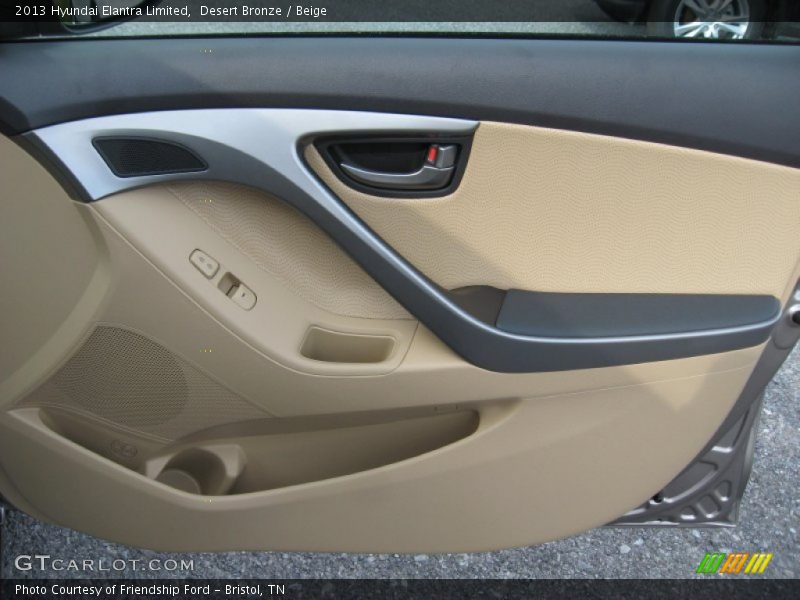 Desert Bronze / Beige 2013 Hyundai Elantra Limited