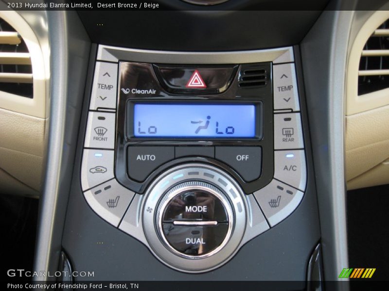 Desert Bronze / Beige 2013 Hyundai Elantra Limited