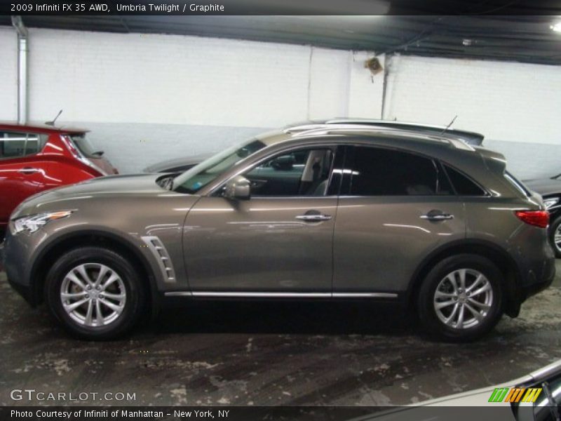 Umbria Twilight / Graphite 2009 Infiniti FX 35 AWD