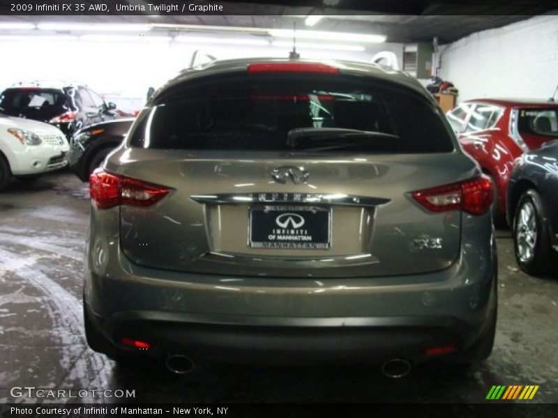 Umbria Twilight / Graphite 2009 Infiniti FX 35 AWD