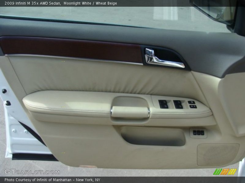 Moonlight White / Wheat Beige 2009 Infiniti M 35x AWD Sedan