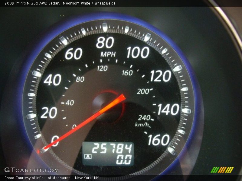 Moonlight White / Wheat Beige 2009 Infiniti M 35x AWD Sedan