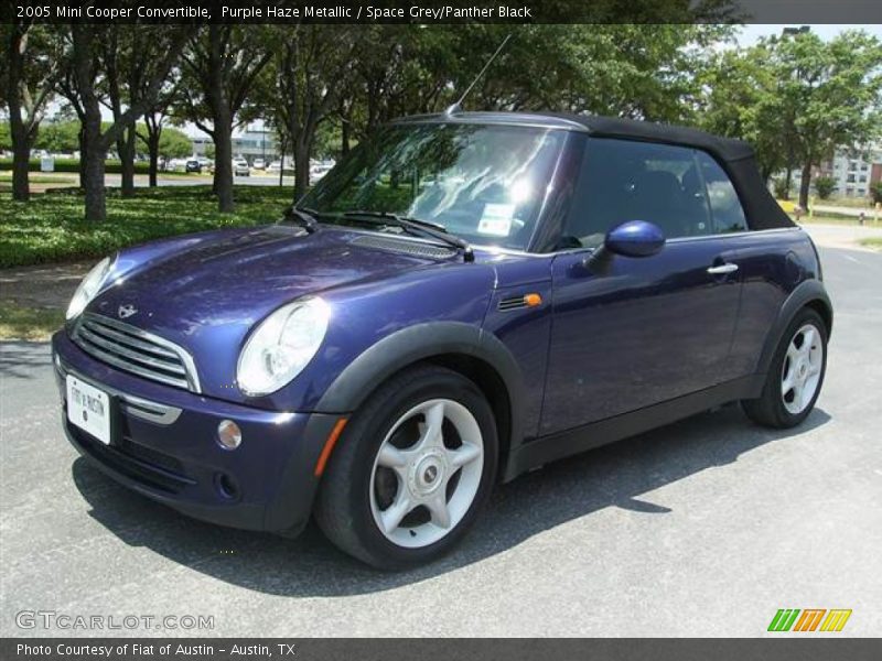 Purple Haze Metallic / Space Grey/Panther Black 2005 Mini Cooper Convertible