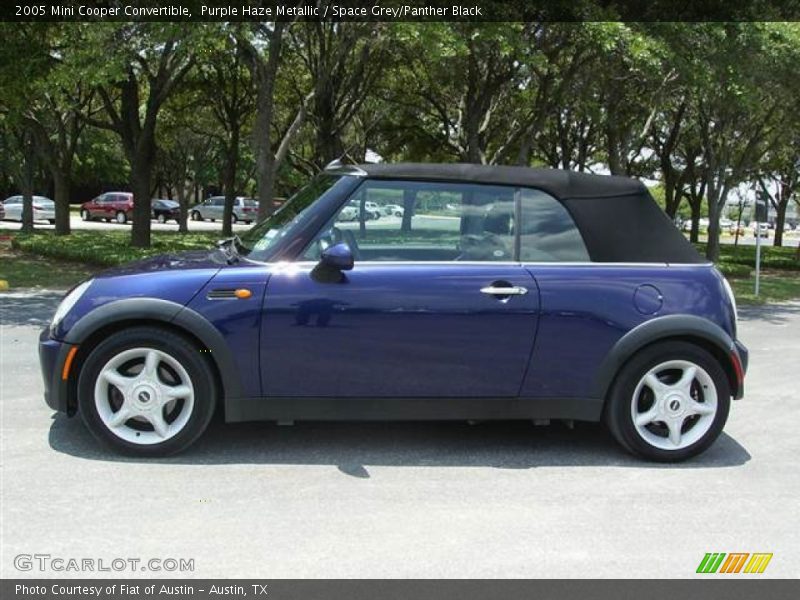 Purple Haze Metallic / Space Grey/Panther Black 2005 Mini Cooper Convertible