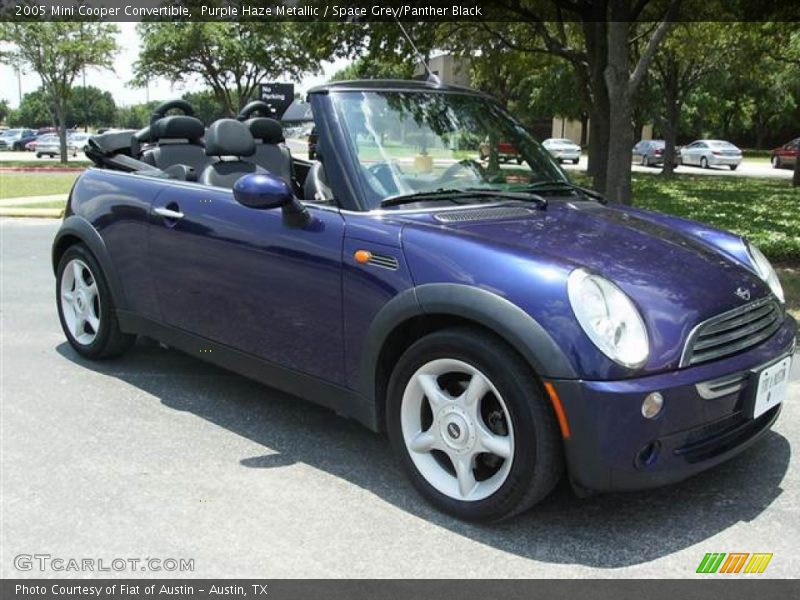 Purple Haze Metallic / Space Grey/Panther Black 2005 Mini Cooper Convertible