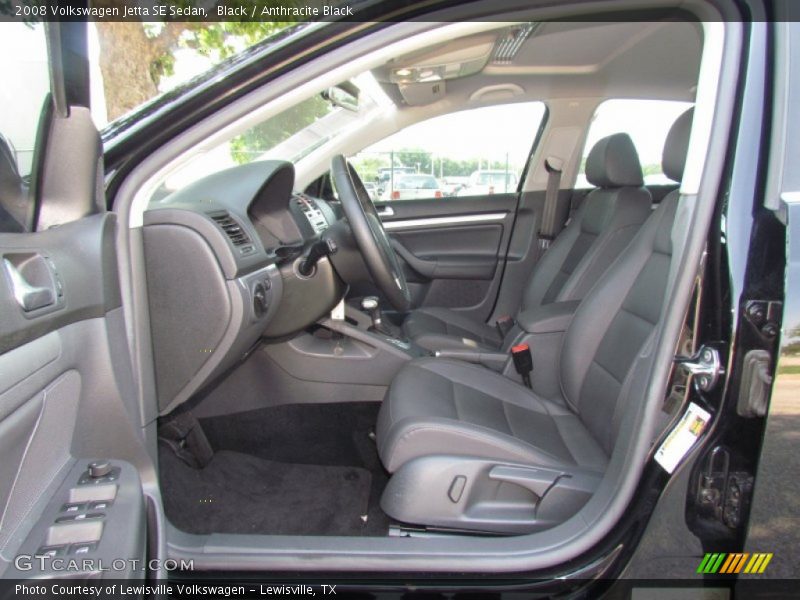 Black / Anthracite Black 2008 Volkswagen Jetta SE Sedan