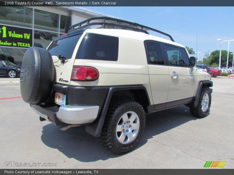 Sandstorm Metallic / Dark Charcoal 2008 Toyota FJ Cruiser 4WD