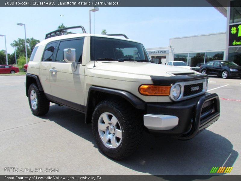 Sandstorm Metallic / Dark Charcoal 2008 Toyota FJ Cruiser 4WD