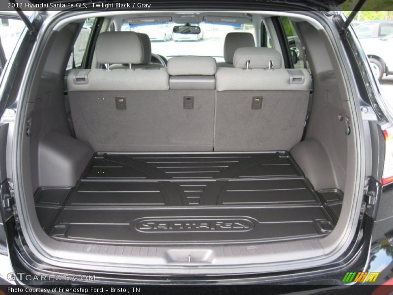 Twilight Black / Gray 2012 Hyundai Santa Fe GLS