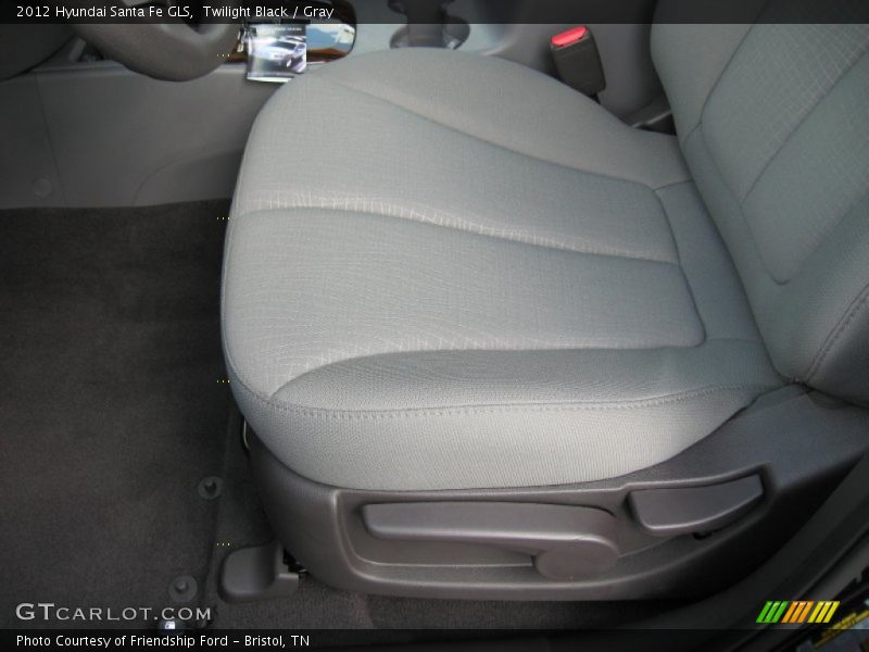 Twilight Black / Gray 2012 Hyundai Santa Fe GLS