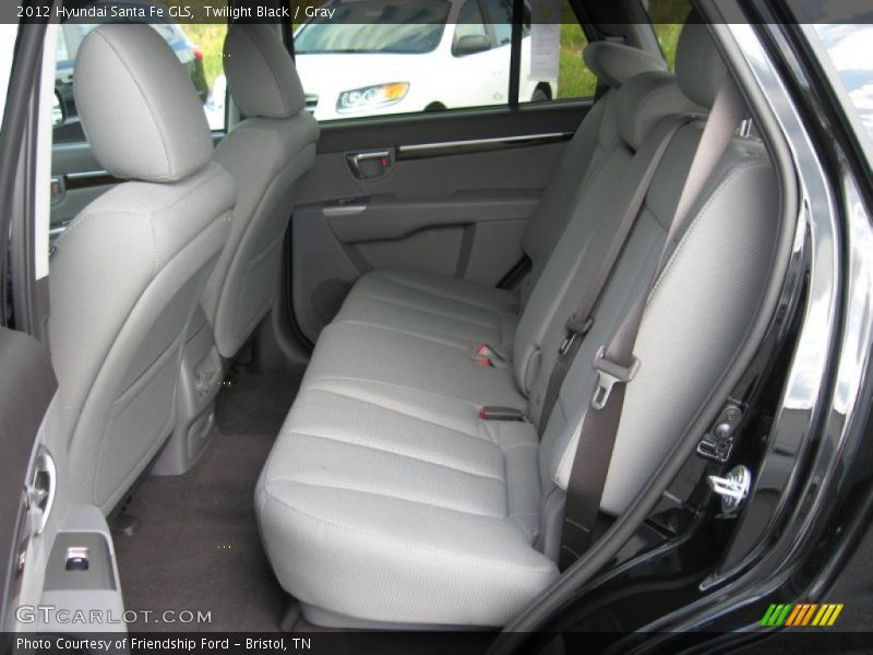 Twilight Black / Gray 2012 Hyundai Santa Fe GLS