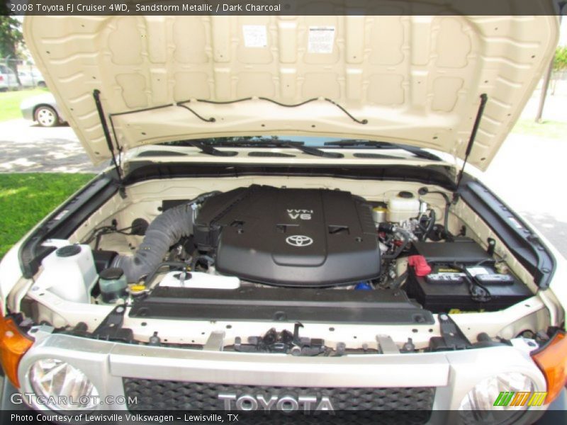 Sandstorm Metallic / Dark Charcoal 2008 Toyota FJ Cruiser 4WD