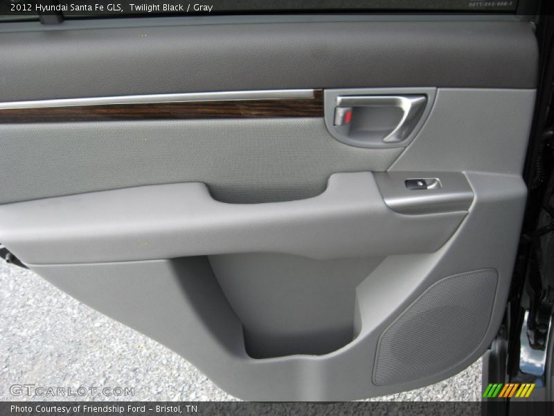 Twilight Black / Gray 2012 Hyundai Santa Fe GLS