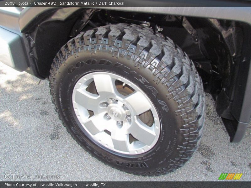 Sandstorm Metallic / Dark Charcoal 2008 Toyota FJ Cruiser 4WD