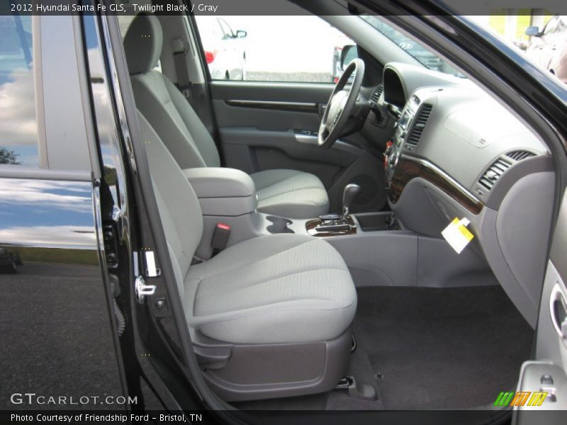 Twilight Black / Gray 2012 Hyundai Santa Fe GLS