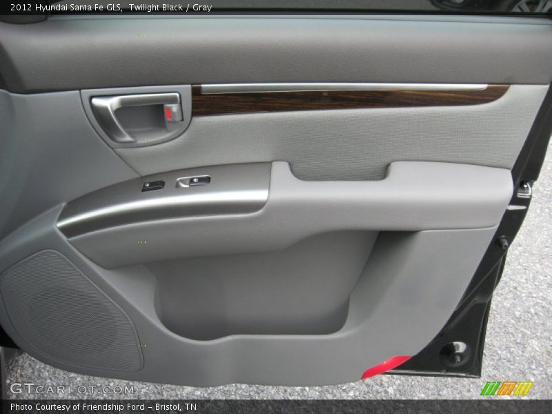 Twilight Black / Gray 2012 Hyundai Santa Fe GLS