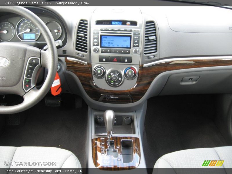 Twilight Black / Gray 2012 Hyundai Santa Fe GLS