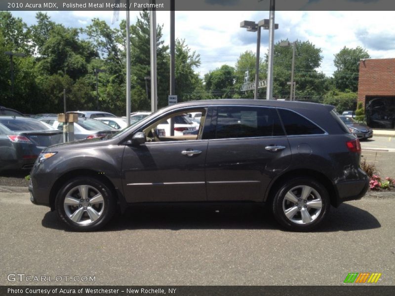 Polished Metal Metallic / Parchment 2010 Acura MDX
