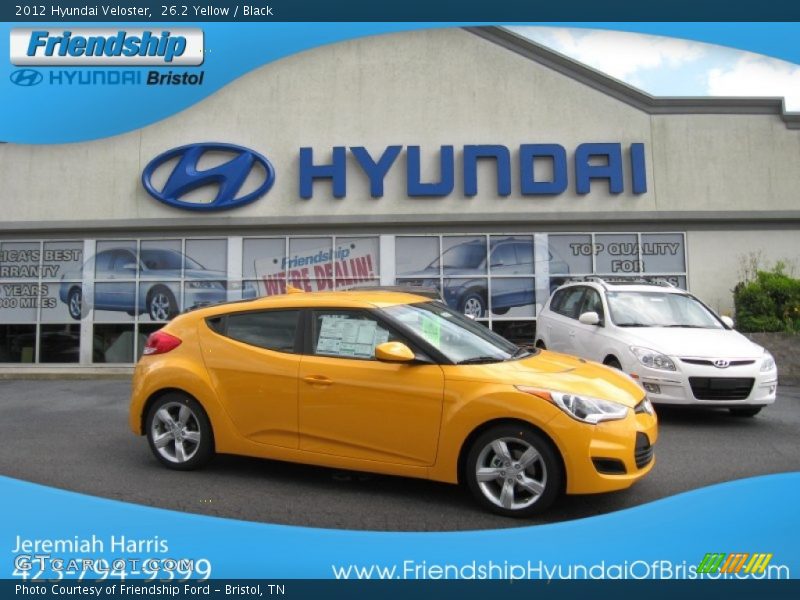 26.2 Yellow / Black 2012 Hyundai Veloster