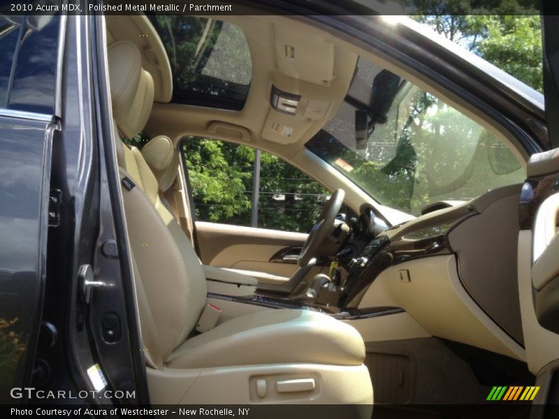 Polished Metal Metallic / Parchment 2010 Acura MDX