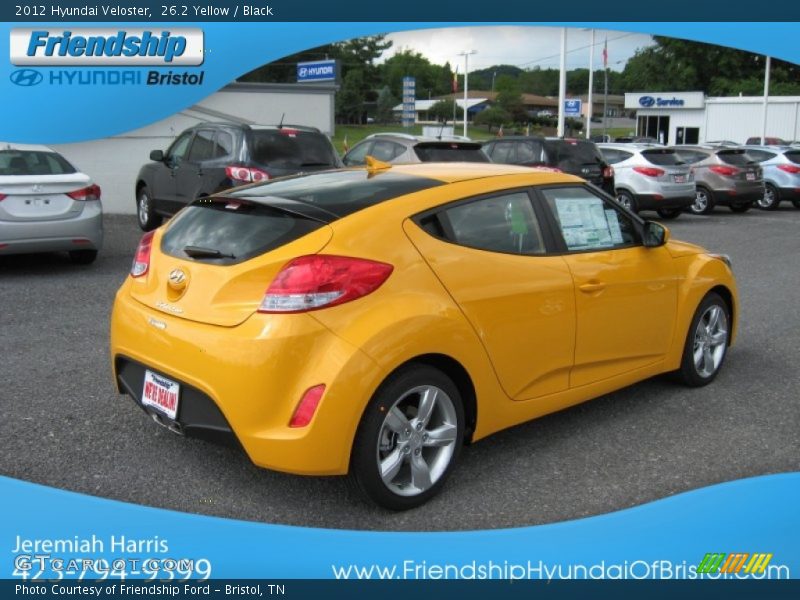 26.2 Yellow / Black 2012 Hyundai Veloster