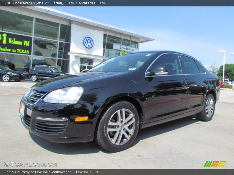 Black / Anthracite Black 2006 Volkswagen Jetta 2.5 Sedan