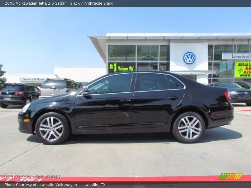 Black / Anthracite Black 2006 Volkswagen Jetta 2.5 Sedan