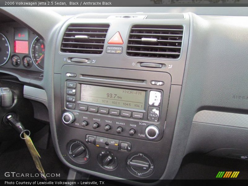 Black / Anthracite Black 2006 Volkswagen Jetta 2.5 Sedan