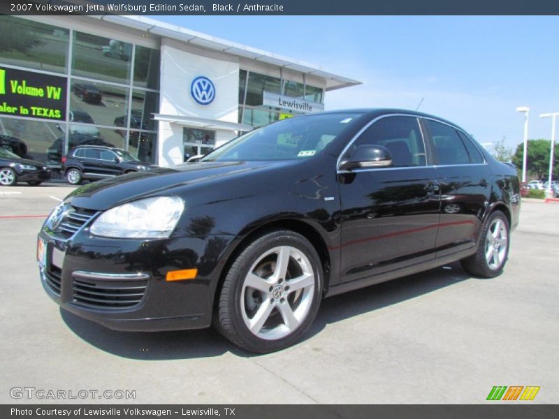 Black / Anthracite 2007 Volkswagen Jetta Wolfsburg Edition Sedan