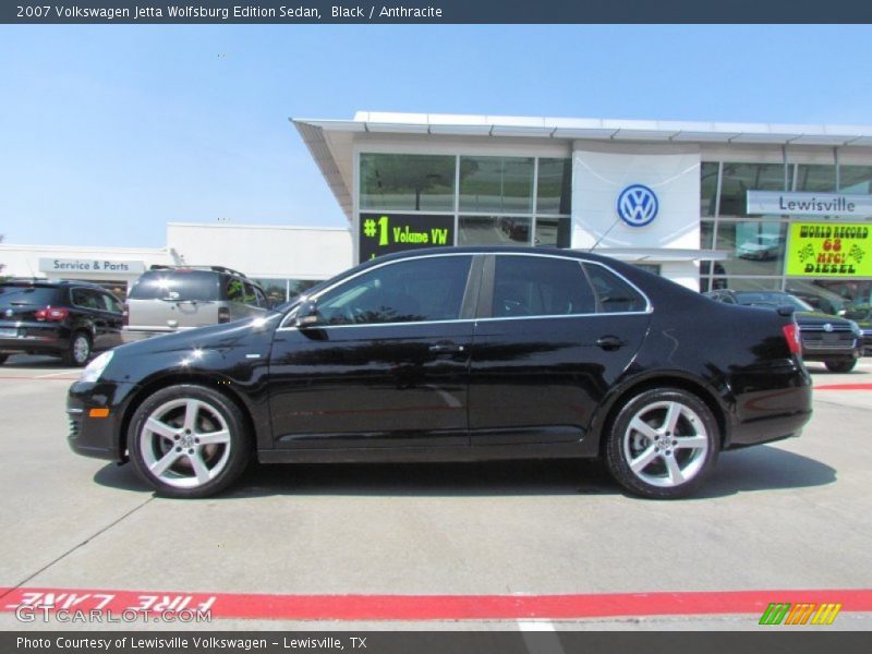 Black / Anthracite 2007 Volkswagen Jetta Wolfsburg Edition Sedan