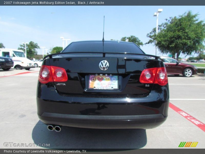 Black / Anthracite 2007 Volkswagen Jetta Wolfsburg Edition Sedan