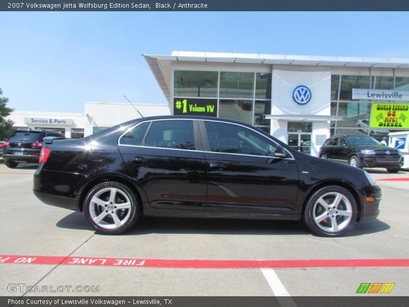 Black / Anthracite 2007 Volkswagen Jetta Wolfsburg Edition Sedan