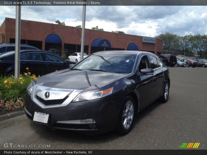 Polished Metal Metallic / Ebony 2010 Acura TL 3.5 Technology