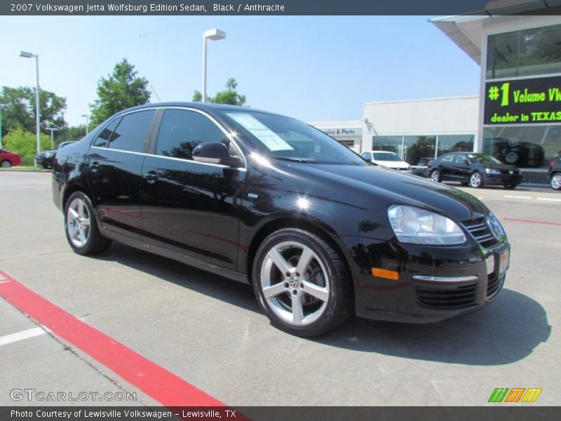 Black / Anthracite 2007 Volkswagen Jetta Wolfsburg Edition Sedan