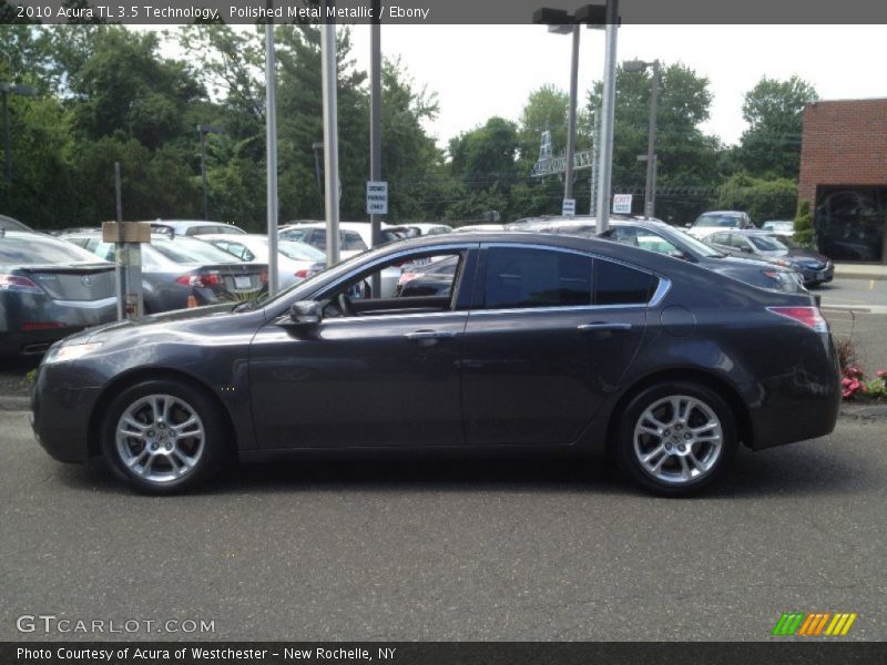 Polished Metal Metallic / Ebony 2010 Acura TL 3.5 Technology