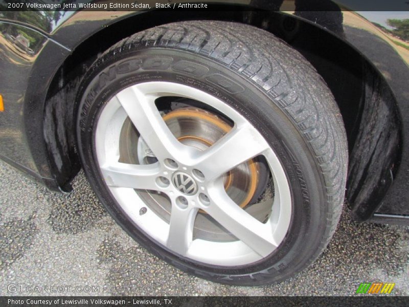 Black / Anthracite 2007 Volkswagen Jetta Wolfsburg Edition Sedan