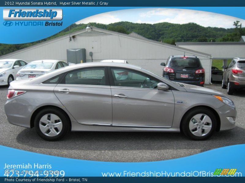Hyper Silver Metallic / Gray 2012 Hyundai Sonata Hybrid