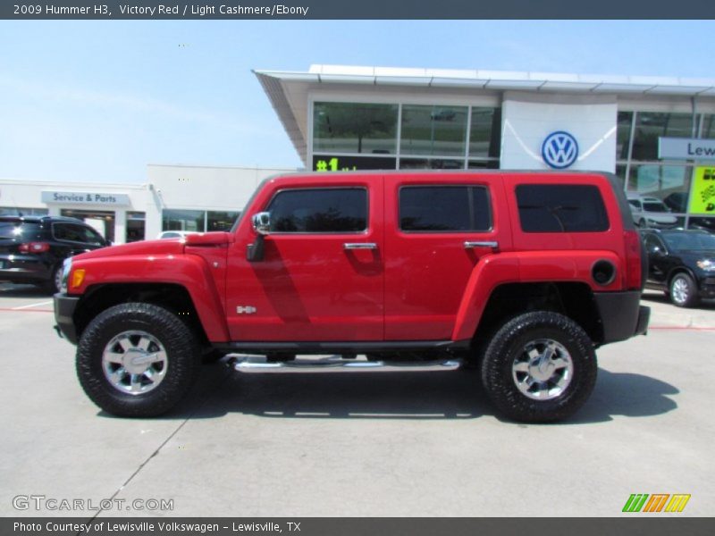 Victory Red / Light Cashmere/Ebony 2009 Hummer H3