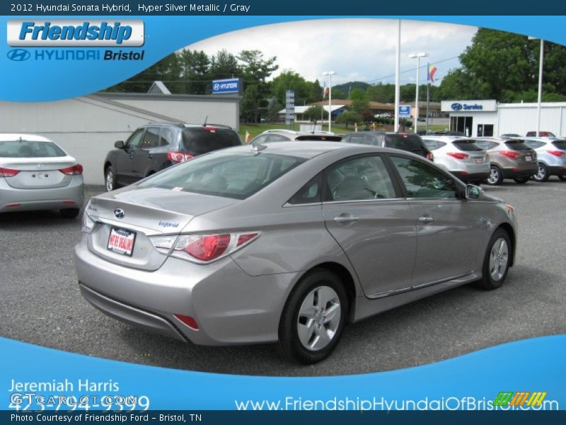 Hyper Silver Metallic / Gray 2012 Hyundai Sonata Hybrid