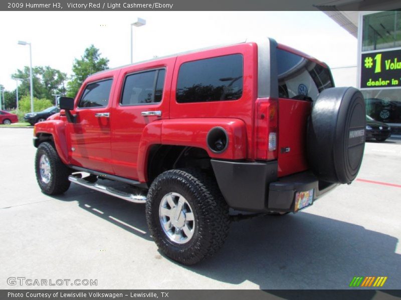 Victory Red / Light Cashmere/Ebony 2009 Hummer H3